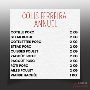 COLIS FERREIRA ANNUEL